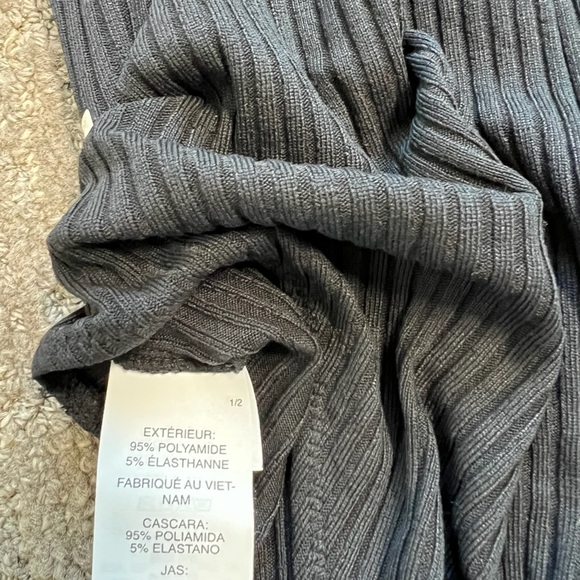 Vuori Women's Bleeker Bodysuit Long Sleeve Ribbed Turtleneck Black Size XS - Picture 8 of 9